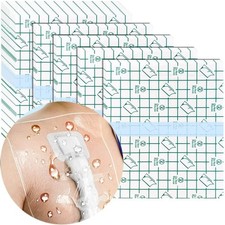 50 Pcs Waterproof Shower Protector Bandage 4x4 inch for Chest Chemo Dialysis