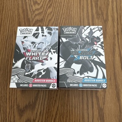 Pokémon TCG Black Bolt, And White Flare  Booster Bundles Factory  Sealed ￼