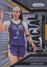 2025 Panini Prizm WNBA #7 Dearica Hamby Fractal