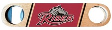 Rider University Broncs Wooden Bottle Opener - Full Color Design