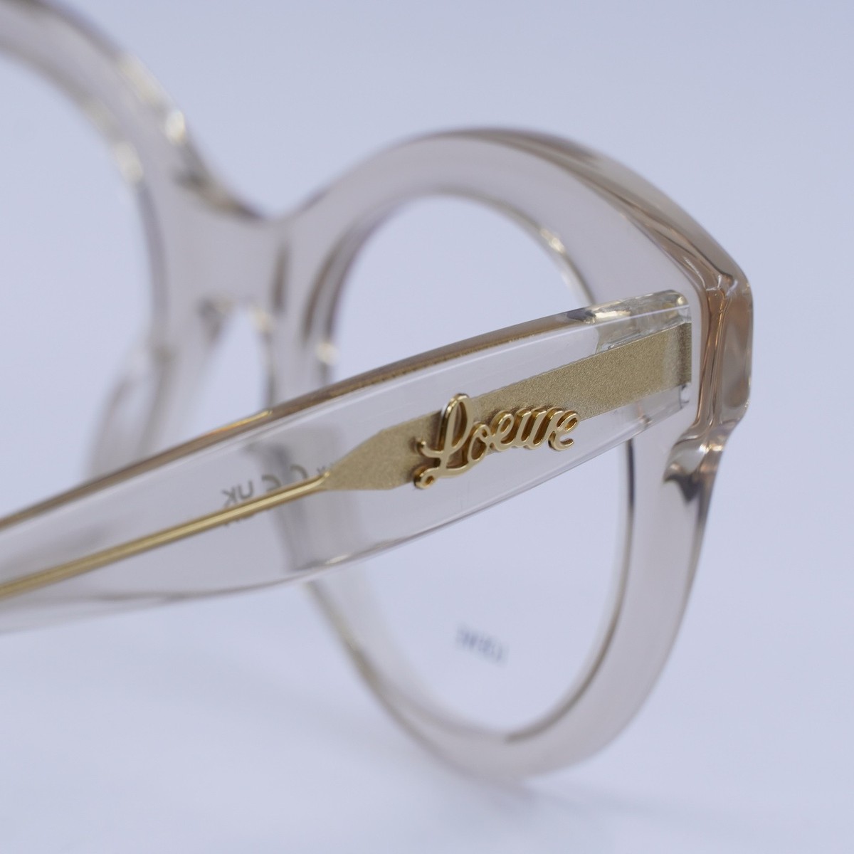 NEW LOEWE LW50074I 057 EYEGLASSES WOMEN BROWN ROUND EYEWEAR Loewe ?️ New Loewe LW50074I 057 Eyeglasses - Transparent  main image 4
