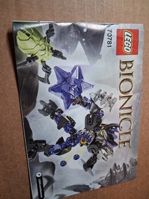 Lego Bionicle 70781 Protector of Earth Instruction Manual No Bricks Used