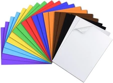 MEARCOOH 20pack 10 Colors Self Adhesive Foam Sheets 6x9 6x9in-2mm, 10 