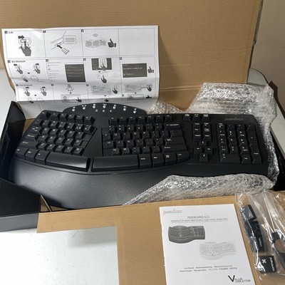 New Open Box Periboard-612 Wireless Ergonomic Split Keyboard with Dual Mode