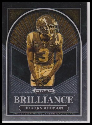 2023 Panini Prizm Draft Picks #BR-23 Jordan Addison Brilliance