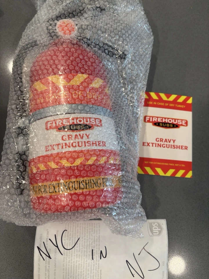 IN HAND - Firehouse Subs Gravy Extinguisher - Image 2 of 4