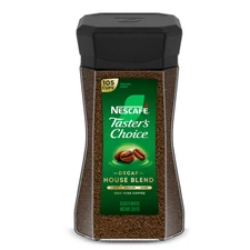 NESCAFÉ Taster's Choice Decaf House Blend, Medium Light Roast Instant Coffee 7oz