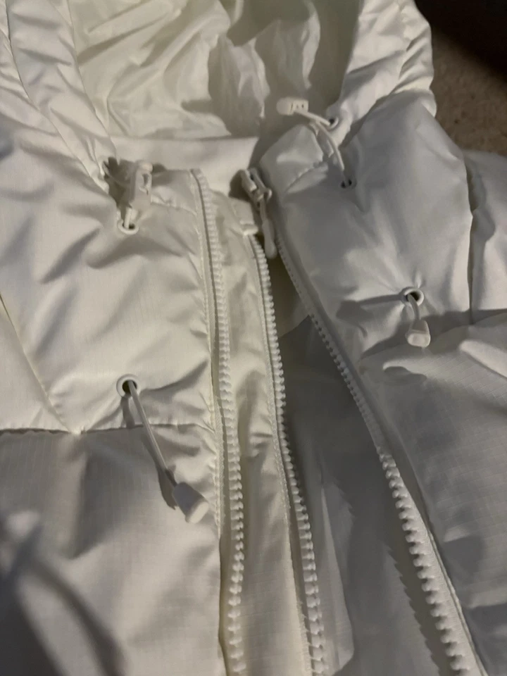 Chaqueta acolchada blanca Zara Foto 3 de 4