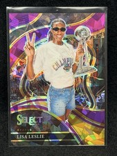 2024 Panini Select WNBA #249 Lisa Leslie Prizms Purple Ice #/149