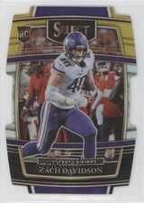 2021 Panini Select Concourse Black & Gold Prizm Die-Cut Zach Davidson #95 0ub8
