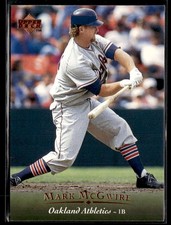 1995 Upper Deck #35 Mark McGwire Athletics Baseball Card 2802B
