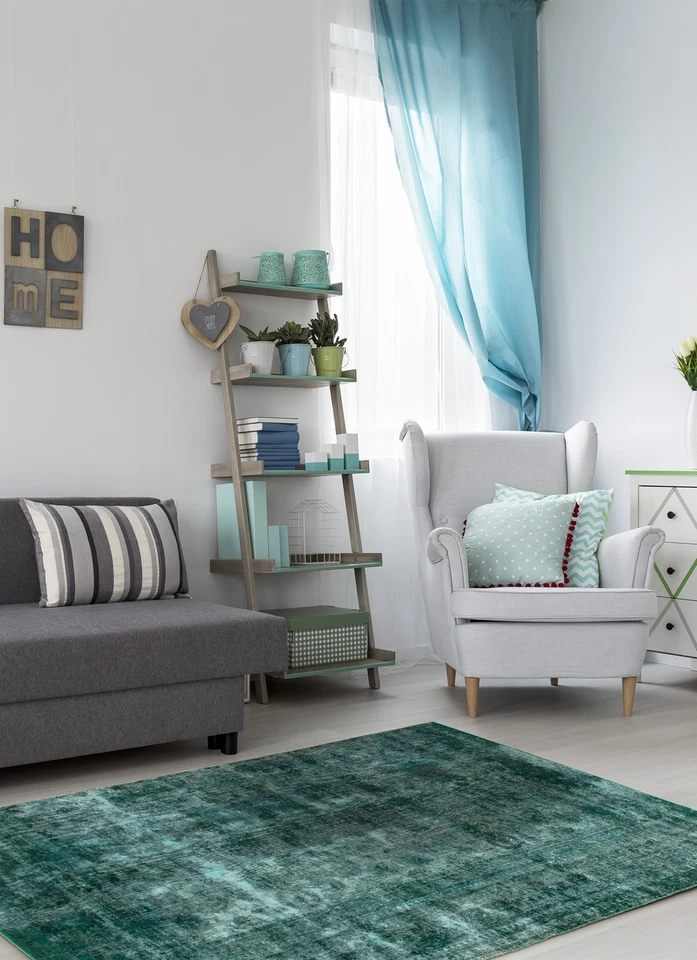 Traditional Vintage Hand-Knotted Oriental Carpet 6'3" x 9'10" Wool Area Rug - Image 2 of 4