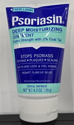 Psoriasin Deep Moisturizing Ointment Stops Psoriasis Itching, EXP 05/2027