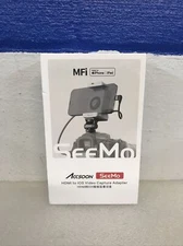 Accsoon SeeMo HDMI to USB C iOS Video Capture Adapter UIT02 iPhone New Sealed