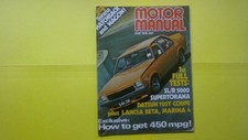 Holden Torana SLR 5000 Motor Manual Magazine May 1974 Datsun 120Y Lancia Beta B7