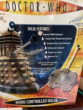 Gold Doctor  Who radio controlled Dalek excellent condition 