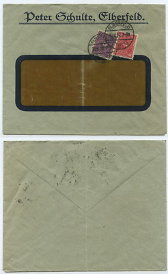 44436 - Sichtfensterumschlag Peter Schulte - Elberfeld 30.11.1922