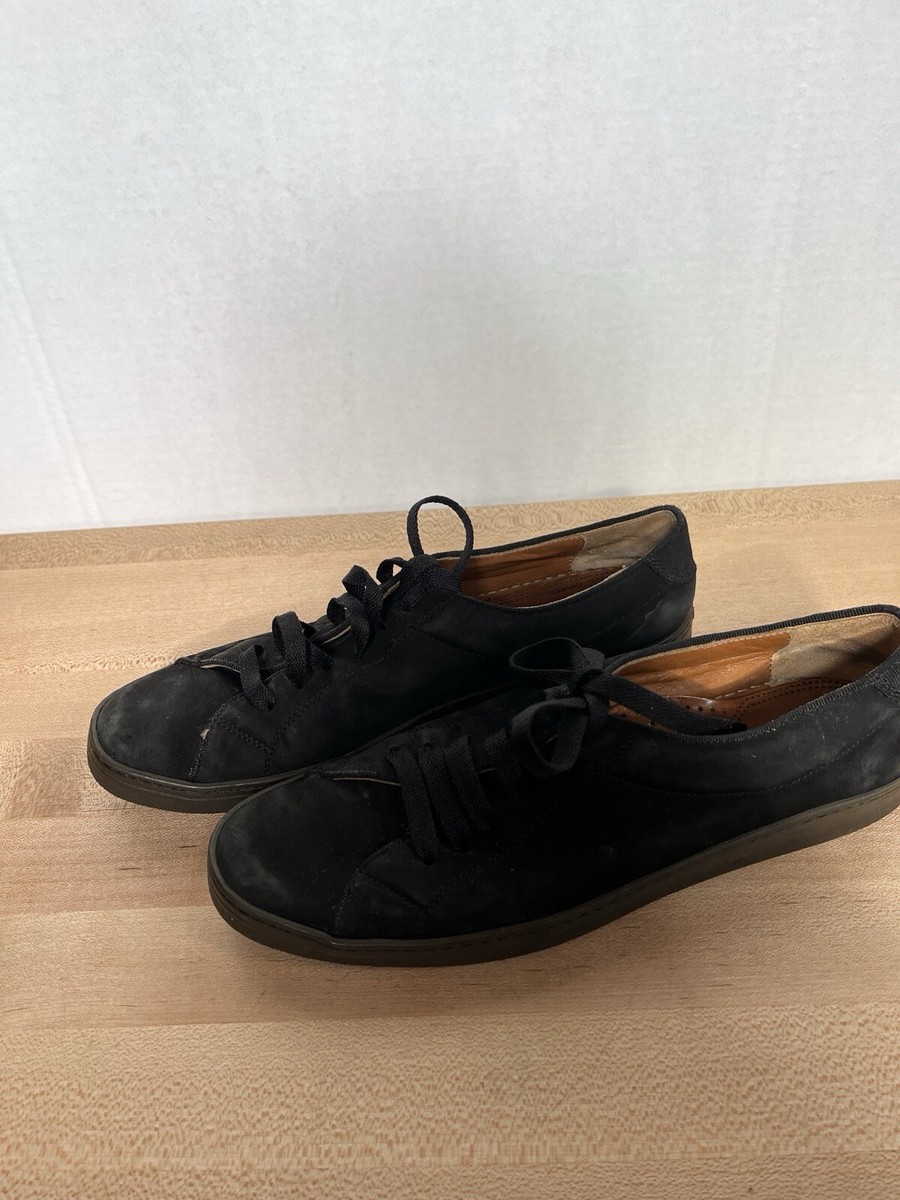 Vintage Salvatore Ferragamo Sport Lace Up Black Sneakers Size 8.5