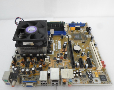 ASUS M2N68-LA REV 3.02 HP 5189-1661 MB W/ AMD ATHLON CPU, HEATSINK, FAN & MEMORY