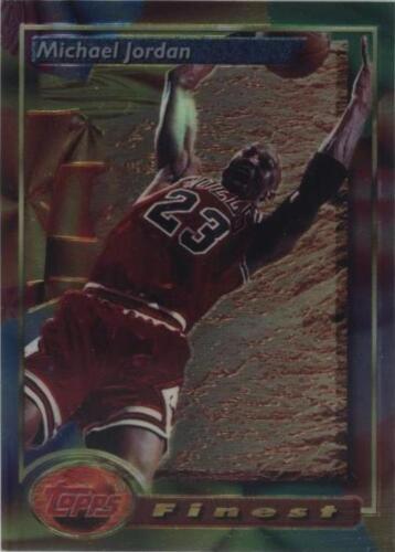1994 FINEST MICHAEL JORDAN REFRACTOR #331, W/COATING. PSA MINT 9