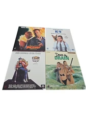 4 Laserdiscs The Last Boy Scout, K-9, King Ralph, Down The Drain