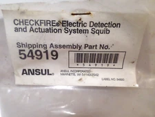 Lot of  2 - ANSUL CHECKFIRE® Squib Fire Suppression Actuators