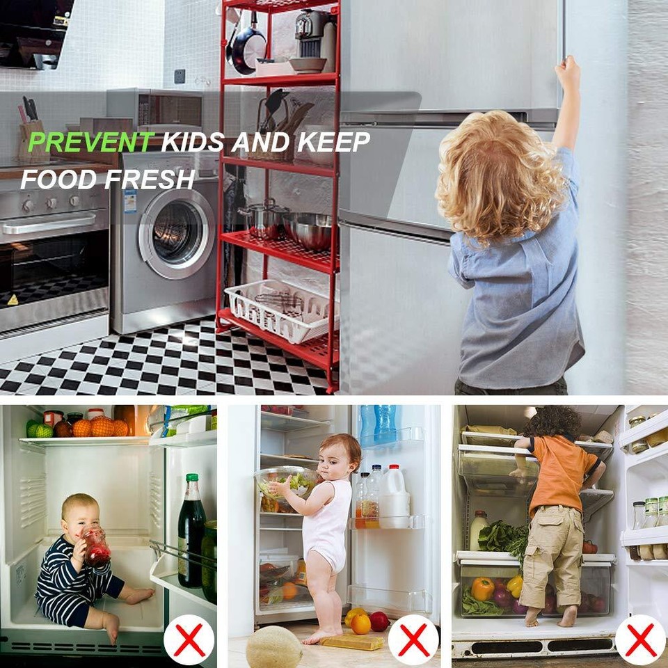 Freezer Door Alarm with Delay When Left Open, 3/15/30/60 Seconds