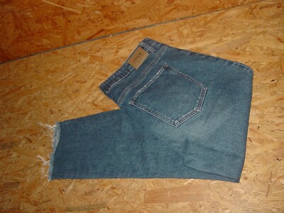 Stretchjeans/Jeans  ONLY Gr.32(W32/L32) dunkelblau Emily highwaist Ank straight