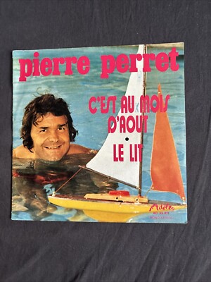 Vinyl 45 Türme Pierre Perret c est au month d August, le bed