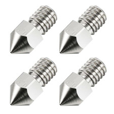 4x Nozzle MK8 stainless steel 0.4mm nozzle extruder 3d printer - 1.75mm - M6