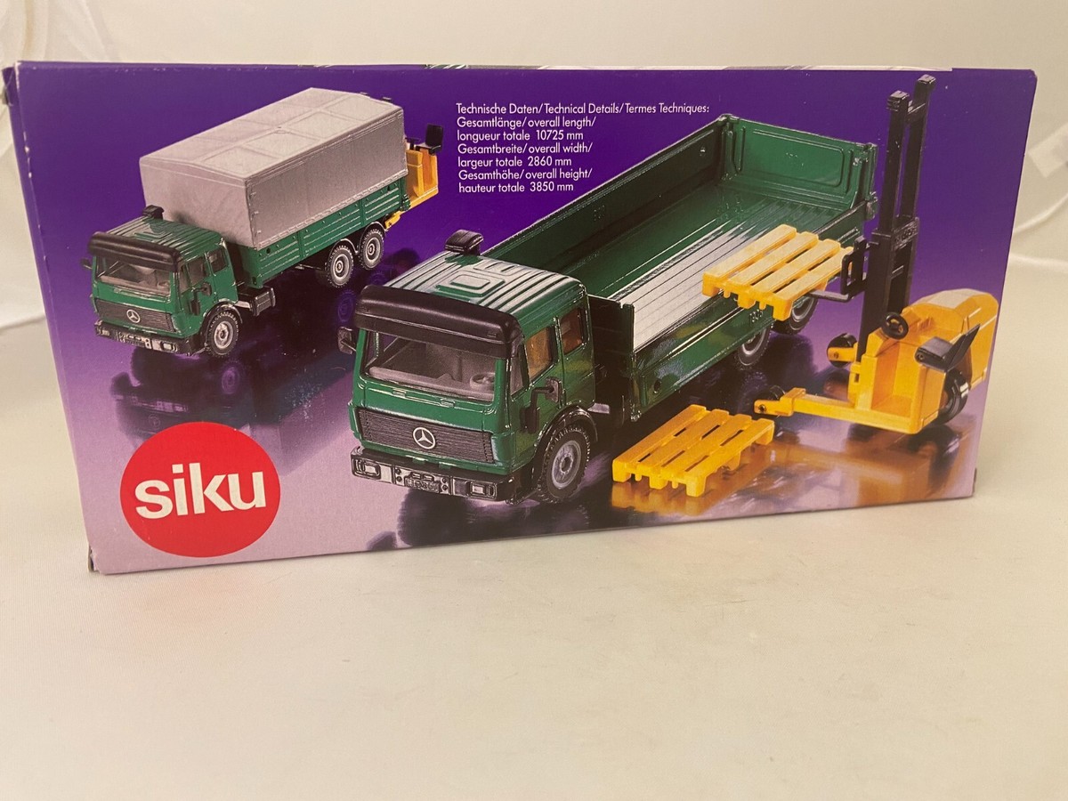 Siku Super Serie 1:55 2933 LKW. Truck with Piggy-Back Forklift | eBay