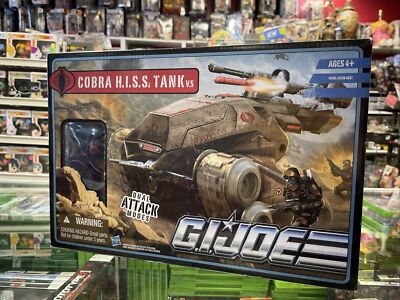 ミリタリー G.I. Joe Cobra H.I.S.S. Tank V.5 GI Joe HISS Tank V5 In Pursuit Of Cobra Includes Tank Driver