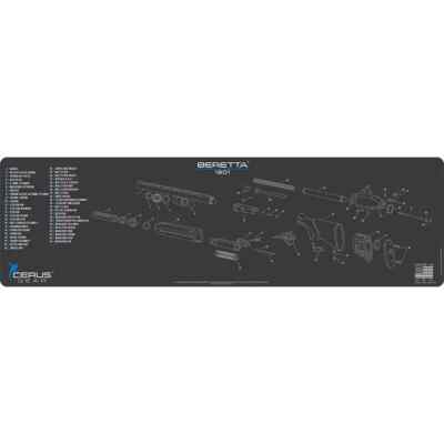 まかページ Beretta 1301 Shotgun Premium Cleaning Bench Mat MAGNUM XXL Black