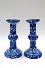 Vintage Stangl Pottery Town and Country Candlestick Holders Made in Trenton
