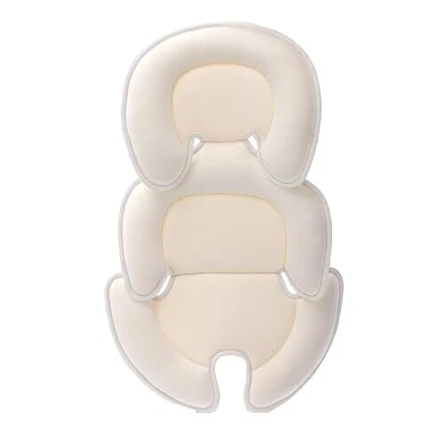White Baby Car Seat Head Supports
