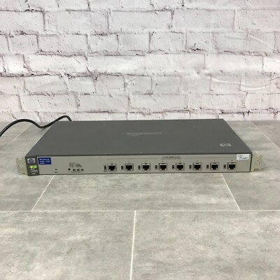 HP ProCurve 10/100/1000 Gigabit Netzwerk Switch 8 Port 2708 J4898A IEEE Auto MDI