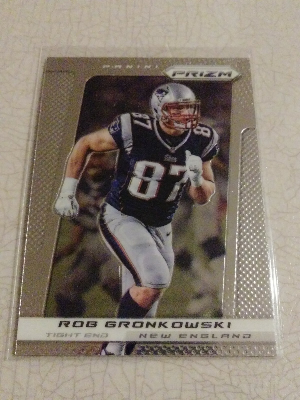 2013 ROB GRONKOWSKI PANINI PRIZM #68 2ND YEAR PRIZM CARD BUCCANEERS QTY PWE
