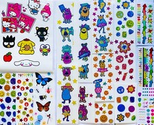 Huge Lot 587 Stickers  Trend Cartoon Kids SANRIO Characters TV movies Novelty