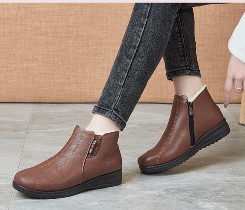 Warm Boots Flat Plus Velvet Shoes 