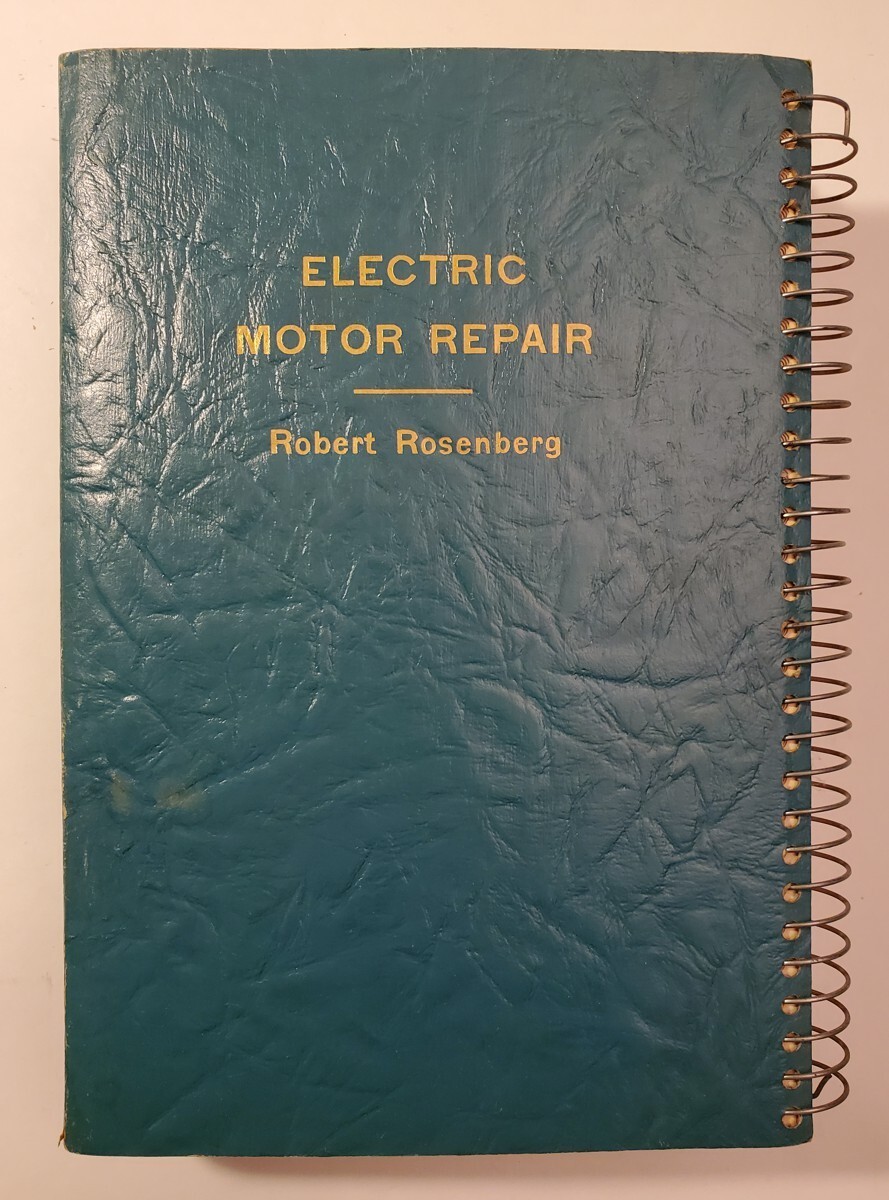 Electric Motor Repair by Robert Rosenberg, 1965 eBay