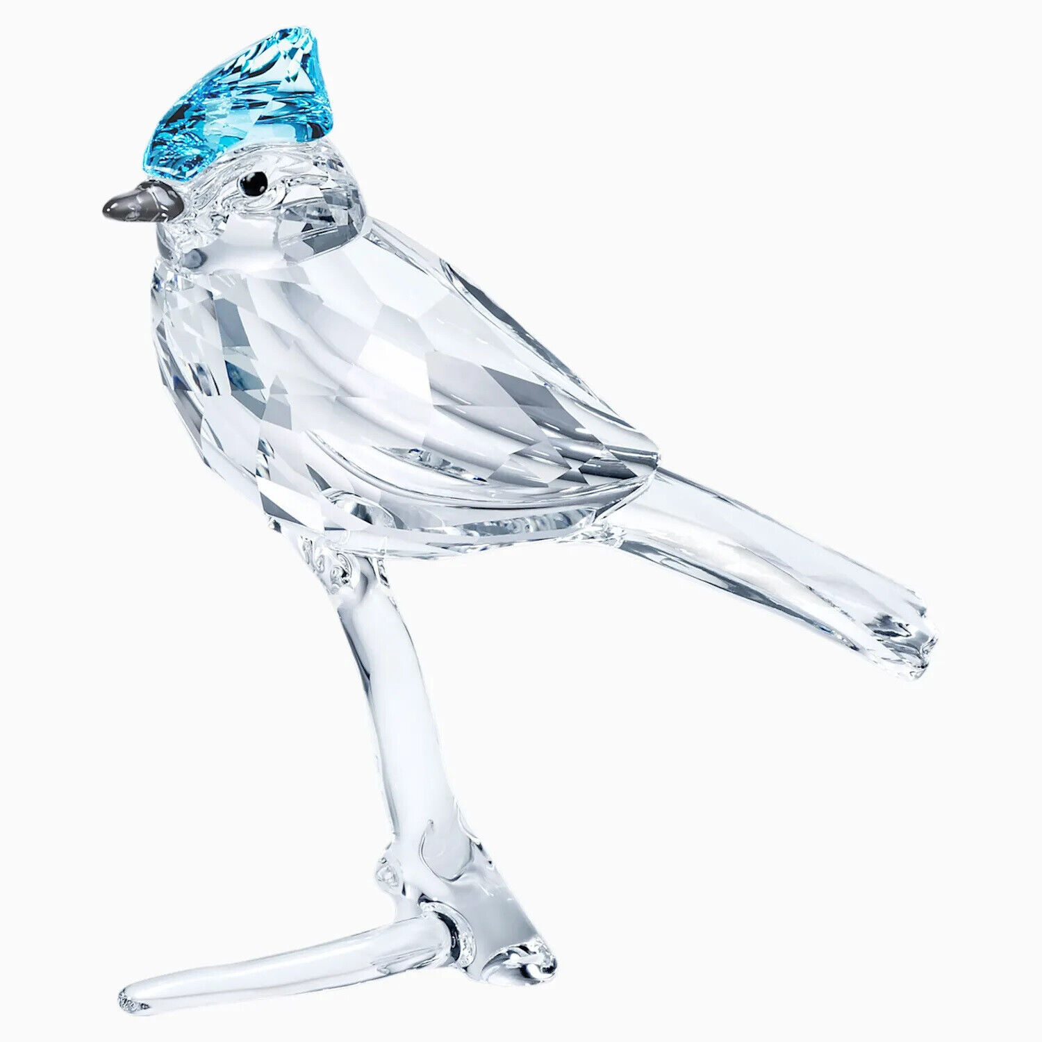 NEW SWAROVSKI CRYSTAL BLUE JAY FIGURINE #5470647 BRAND NIB RETIRED RARE BIRD F/S