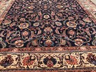 AN ATTRACTIVE SIGNED BLUE BACKGROUND COLOR MASHED RUG 9’7” X 13’ — photo 3