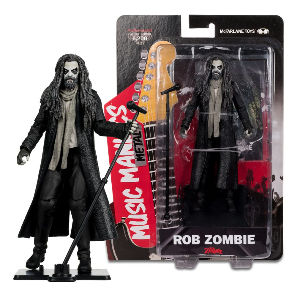McFARLANE MUSIC MANIACS METAL ROB ZOMBIE MCF LIMITED ED ACTION