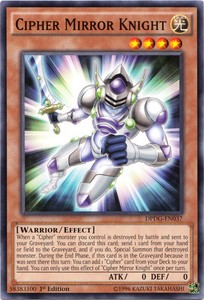 Cipher Mirror Knight - DPDG-EN037 - Common - 1st Edition x3 - Near Mint