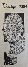 7354 Vintage PINEAPPLE DOILY Pattern to Crochet Reproduction S,M,L
