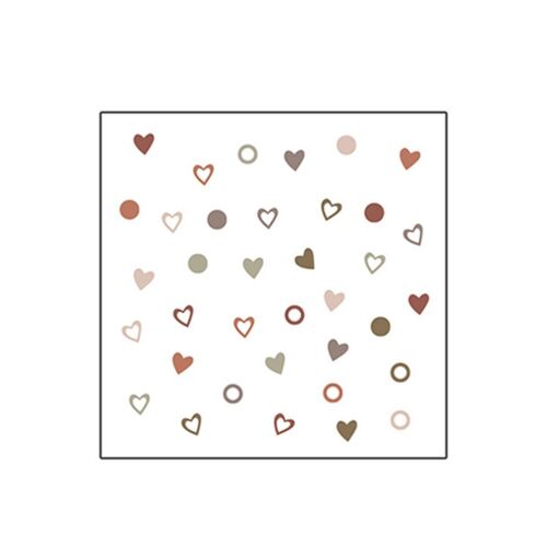 Ensemble d'autocollants muraux Premium Love Polka Dot pour décoration de fond d - Photo 1 sur 8