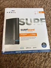 ARRIS Surfboard G34 DOCSIS 3.1 Wi-Fi 6 AX3000 Cable Modem Router Combo