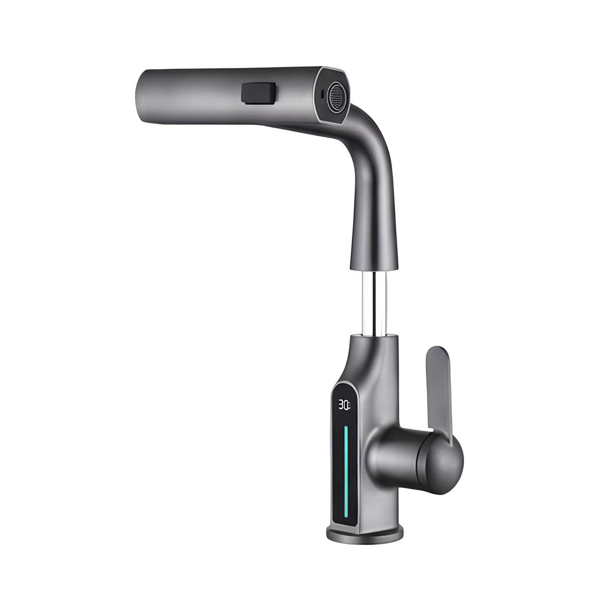 Mitigeur lavabo extensible à écran LED pour un contrôle thermique précis