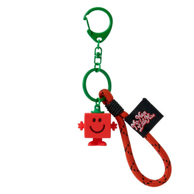 Sanrio MR.MEN LITTLE MISS Bus Design Mr. Strong 3D Key Chain Japan NEW
