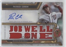 2020 Topps Triple Threads Relics 2/18 Patrick Corbin #TTAR-PC3 Auto 6fs